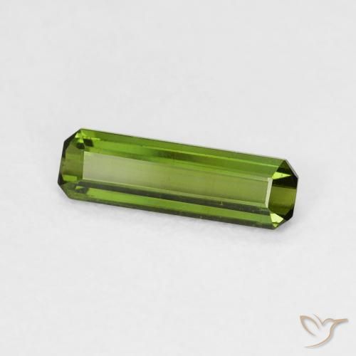 Tormalina Verde medio naturale da 0.63 ct, Ottagonale / Taglio smeraldo, VS