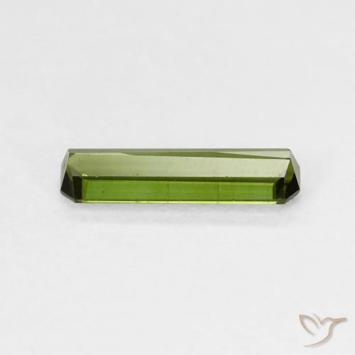 Tormalina Verde medio naturale da 0.63 ct, Ottagonale / Taglio smeraldo, VS