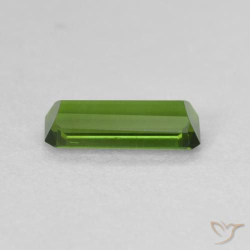 Tormalina Verde medio naturale da 0.77 ct, Ottagonale / Taglio smeraldo, VVS