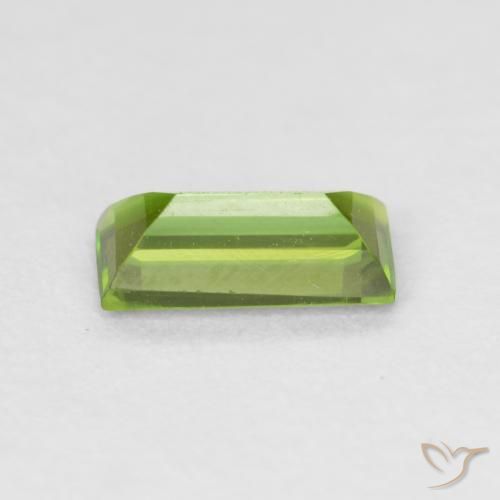 Tormalina Verde foresta naturale da 0.70 ct, Taglio a baguette, VVS