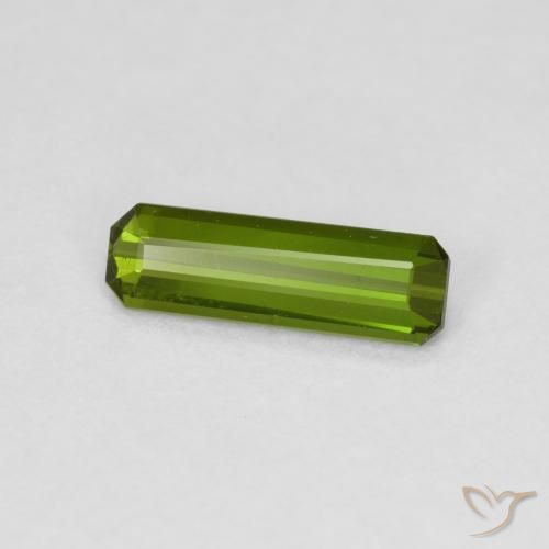 Tormalina Verde foresta naturale da 0.66 ct, Ottagonale / Taglio smeraldo, VVS