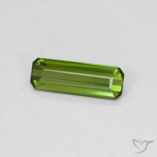 Tormalina Verde scuro naturale da 0.60 ct, Ottagonale / Taglio smeraldo, VVS