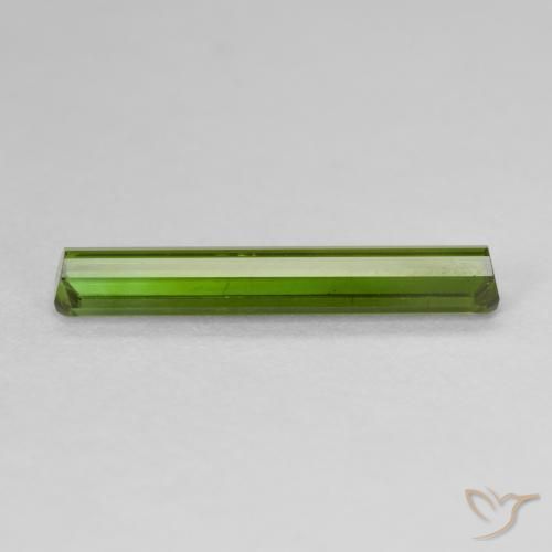 Tormalina Verde terroso naturale da 1.92 ct, Ottagonale / Taglio smeraldo, VVS