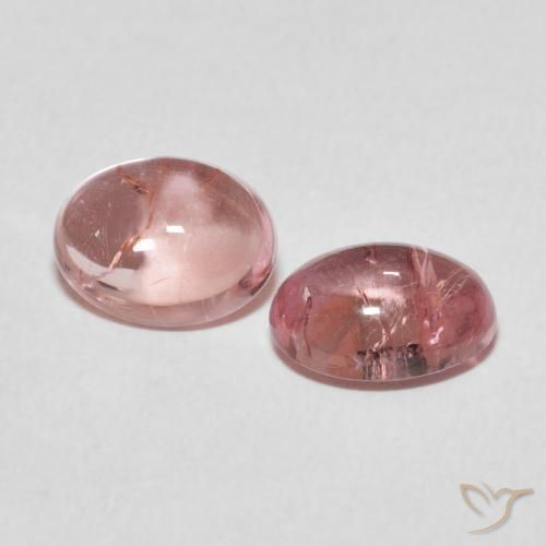 Gemme di Tormalina Rosa arancio naturale da 3.00 ct, Ovale, Trasparente