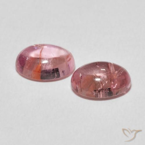Gemme di Tormalina Rosa arancio naturale da 3.00 ct, Ovale, Trasparente