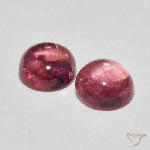 Gemme di Tormalina Rosa hot naturale da 2.62 ct, Rotondo, Trasparente