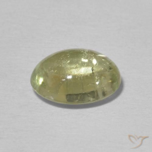 Tormalina Verde lime chiaro naturale da 1.99 ct, Ovale, Trasparente