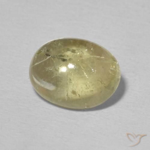 Tormalina Giallo chiaro naturale da 2.29 ct, Ovale, Trasparente