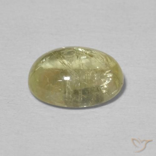 Tormalina Giallo chiaro naturale da 2.29 ct, Ovale, Trasparente