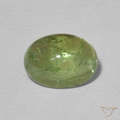 1.99ct Naturale Terra Verde Tormalina, Ovale, Trasparente