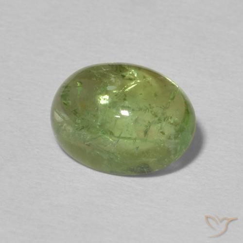 Tormalina Terra Verde naturale da 1.99 ct, Ovale, Trasparente