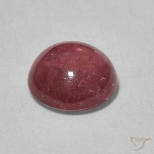 Tormalina Rosa arancione naturale da 1.46 ct, Rotondo, Trasparente
