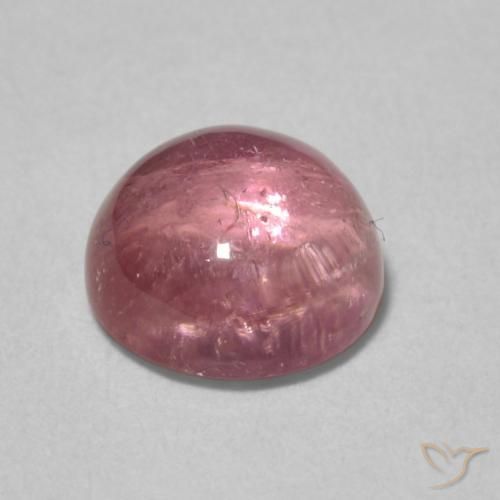 Tormalina Rosa shocking chiaro naturale da 1.73 ct, Rotondo, Trasparente
