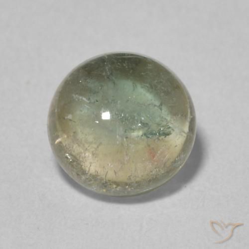 1.67ct Naturale Multicolore Tormalina, Rotondo, Trasparente
