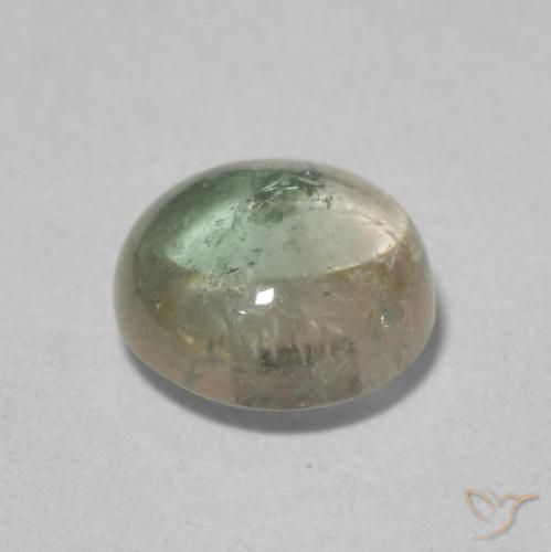 Tormalina Multicolore naturale da 1.67 ct, Rotondo, Trasparente