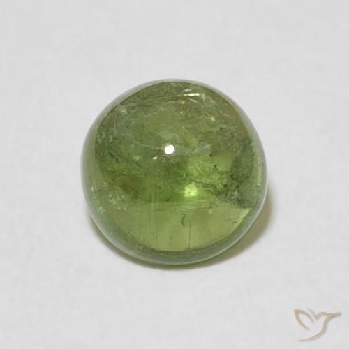 1.03ct Naturale Terra Verde Tormalina, Rotondo, Trasparente