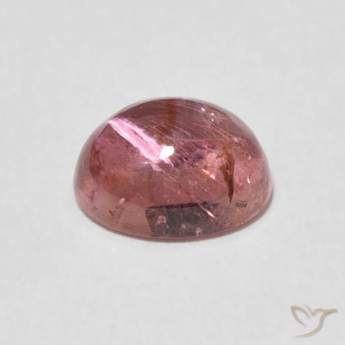 Tormalina Rosa chiaro naturale da 1.18 ct, Ovale, Trasparente