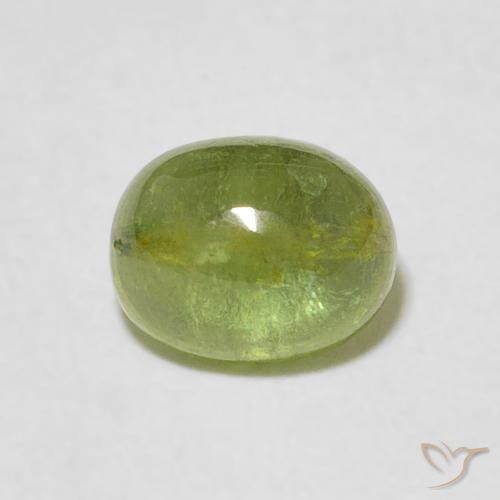 1.33ct Naturale Verde medio Tormalina, Ovale, Trasparente
