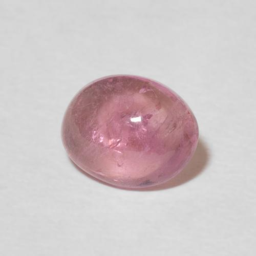 Tormalina Rosa chiaro naturale da 1.27 ct, Ovale, Trasparente