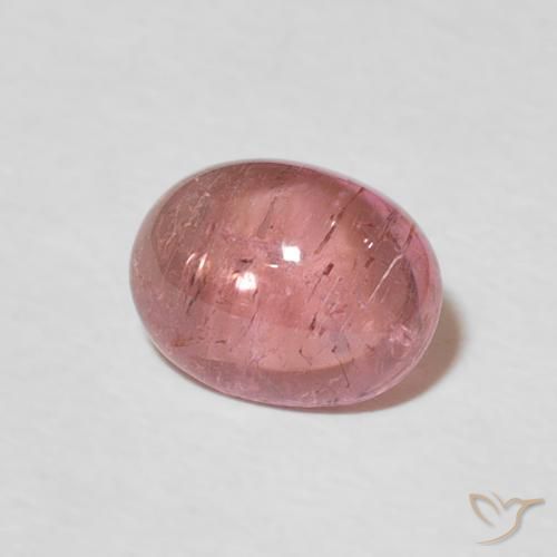Tormalina Rosa medio naturale da 1.55 ct, Ovale, Trasparente
