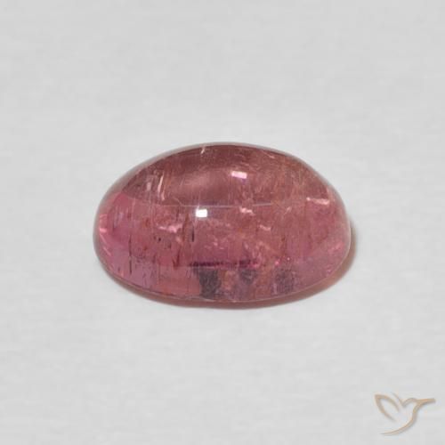 Tormalina Rosa medio naturale da 1.55 ct, Ovale, Trasparente