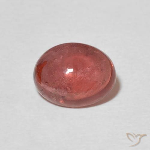 1.37ct Naturale rosa lampone Tormalina, Ovale, Trasparente