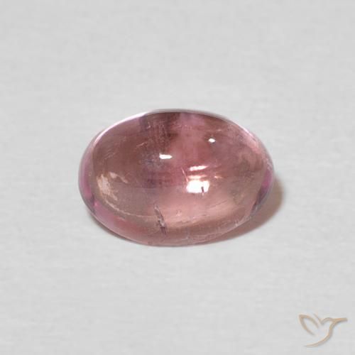 1.15ct Naturale Rosa hot Tormalina, Ovale, Trasparente