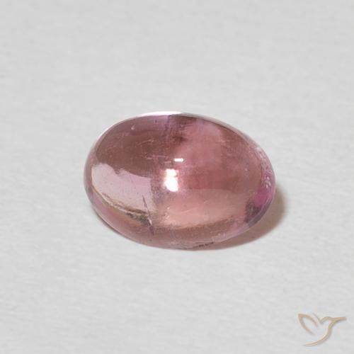 Tormalina Rosa hot naturale da 1.15 ct, Ovale, Trasparente