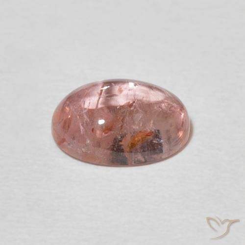 Tormalina Rosa chiaro naturale da 1.40 ct, Ovale, Trasparente