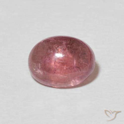 1.37ct Naturale Medium Dark-Pink Tormalina, Ovale, Trasparente