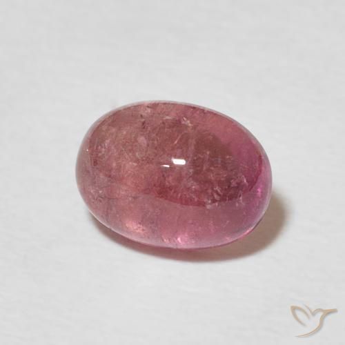 Tormalina Rosa arancio naturale da 1.69 ct, Ovale, Trasparente