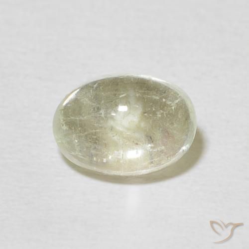 1.59ct Naturale Giallo pallido Tormalina, Ovale, Trasparente