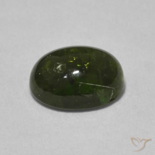 Tormalina Verde foresta naturale da 1.51 ct, Ovale, Trasparente