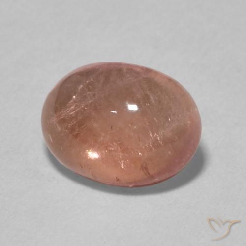 Tormalina Rosa salmone naturale da 1.43 ct, Ovale, Trasparente