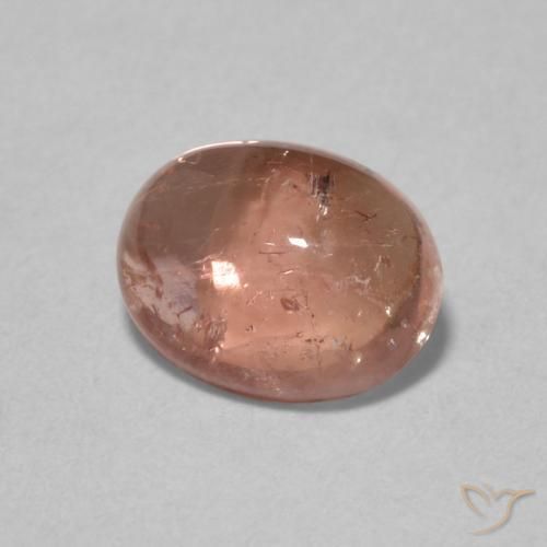 Tormalina Rosa medio naturale da 1.29 ct, Ovale, Trasparente