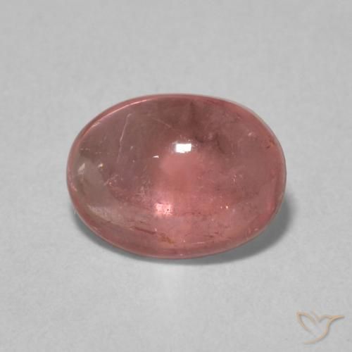 1.23ct Naturale Punch di frutta rosso Tormalina, Ovale, Trasparente