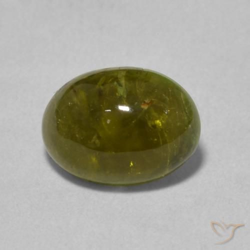 1.31ct Naturale Verde scuro Tormalina, Ovale, Trasparente