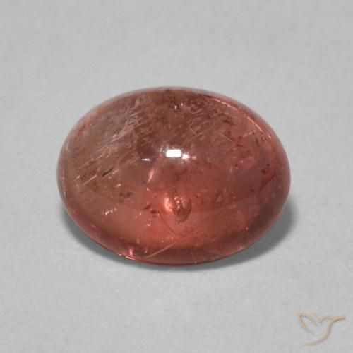 1.59ct Naturale Rosso medio Tormalina, Ovale, Trasparente