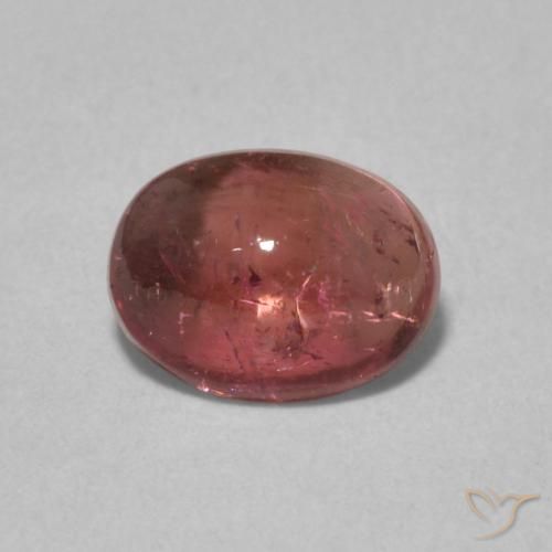 1.21ct Naturale Rosa arancio Tormalina, Ovale, Trasparente