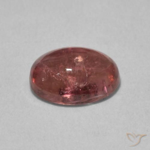 Tormalina Rosa arancio naturale da 1.21 ct, Ovale, Trasparente