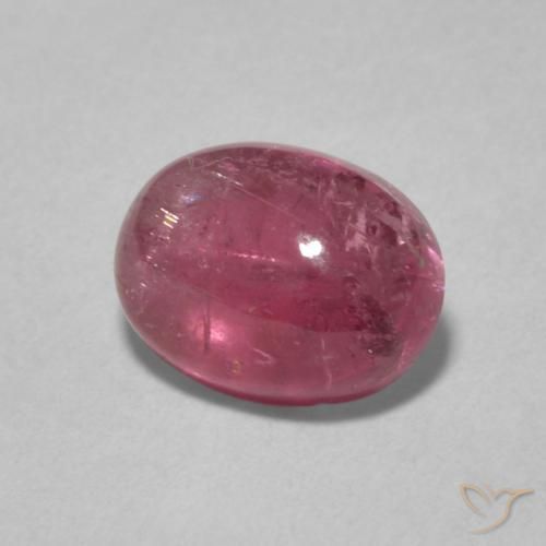 Tormalina Viola medio naturale da 1.36 ct, Ovale, Trasparente