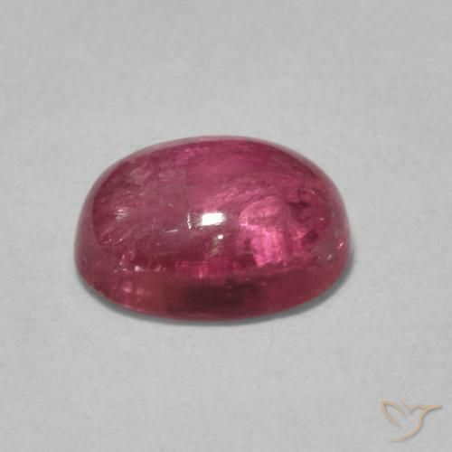 Tormalina Viola medio naturale da 1.36 ct, Ovale, Trasparente