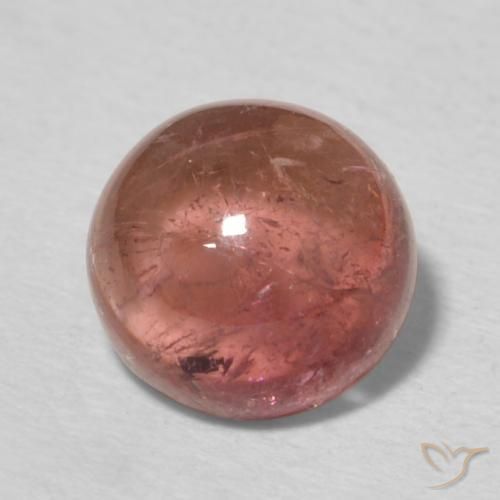 1.57ct Naturale Rosa medio Tormalina, Rotondo, Trasparente