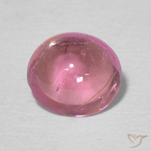 Tormalina Rosa gomma da masticare naturale da 0.92 ct, Ovale, Trasparente