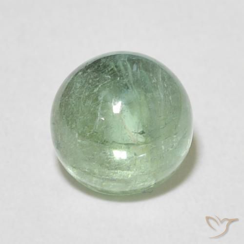 2.06ct Naturale Giallo molto chiaro Verde Tormalina, Rotondo, Trasparente