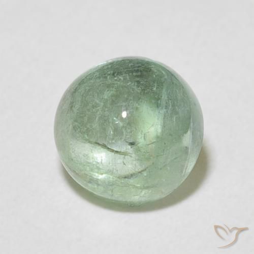 Tormalina Giallo molto chiaro Verde naturale da 2.06 ct, Rotondo, Trasparente