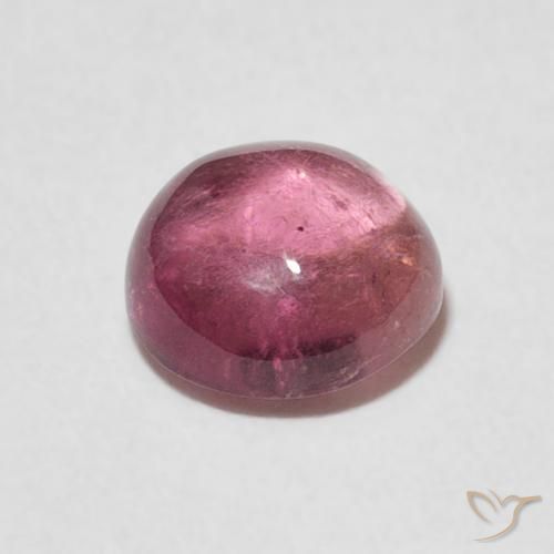 Tormalina Rosa chiaro naturale da 1.60 ct, Rotondo, Trasparente