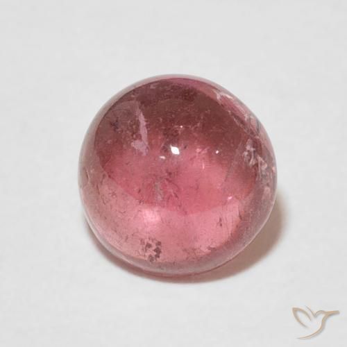 1.66ct Naturale Rosa medio Tormalina, Rotondo, Trasparente
