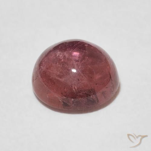 Tormalina Rosa medio naturale da 1.66 ct, Rotondo, Trasparente