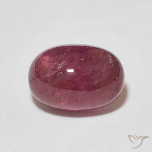 2.61ct Naturale Rosso medio Tormalina, Ovale, Trasparente